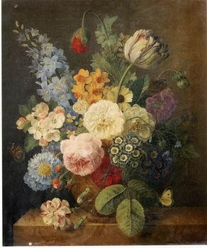 unknow artist Floral, beautiful classical still life of flowers.040 oil painting image